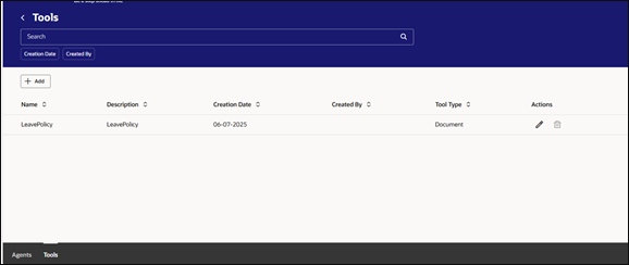 Agent In Oracle Fusion HCM -Upload Knowledge Sources with Tools