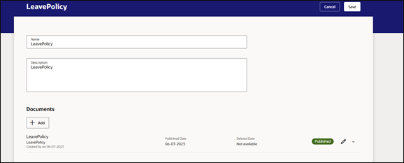 Agent In Oracle Fusion Ingest Documents via ESS