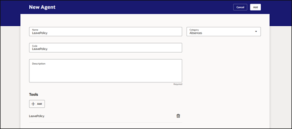 Agent In Oracle Fusion - Create Your AI Agent