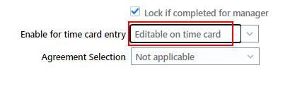 Time And Labor And Absence Management Integration in Oracle HCM cloud - Enable for time card entry