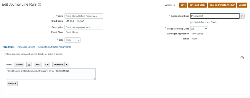 Advance Payments And Automation Of Invoicing And Receipt Applications 24b Update - Credit Memos - Default Accrual