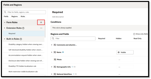 Enhancing Oracle Cloud HCM with Defaulting and Validation Rules Using Visual Builder Studio - Create the Rule