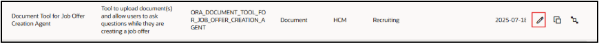 Redwood Experience: AI-Powered Job Offer Creation - Edit Document Tool