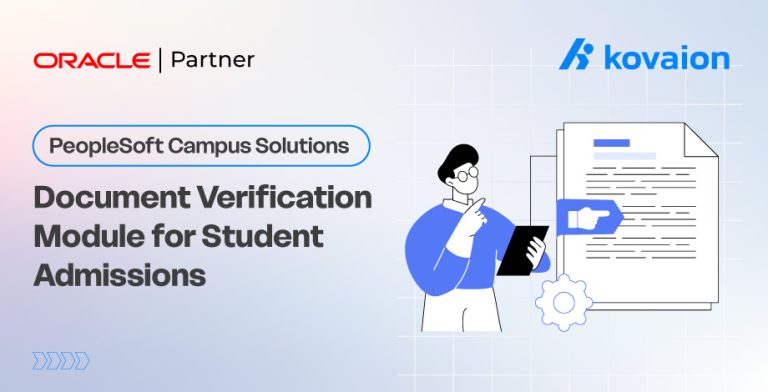 PeopleSoft Campus Solutions Document Verification Module for Student Admissions