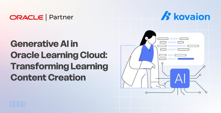 Generative AI in Oracle Learning Cloud: Transforming Learning Content Creation