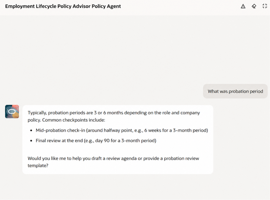Employment Lifecycle Policy Advisor – AI Agent - Employment Lifecycle Policy Advisor Conversational Interface