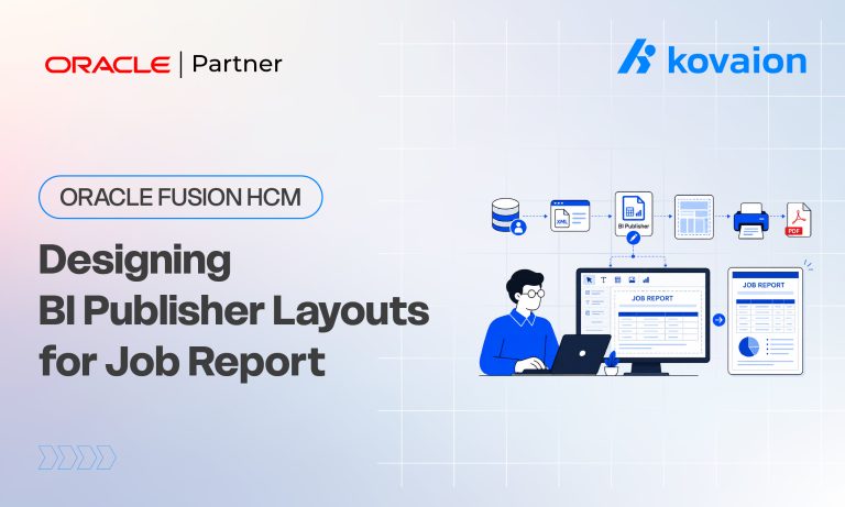BI Publisher Report Layout