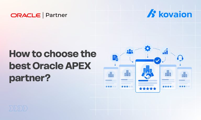 How to choose the best Oracle APEX partner