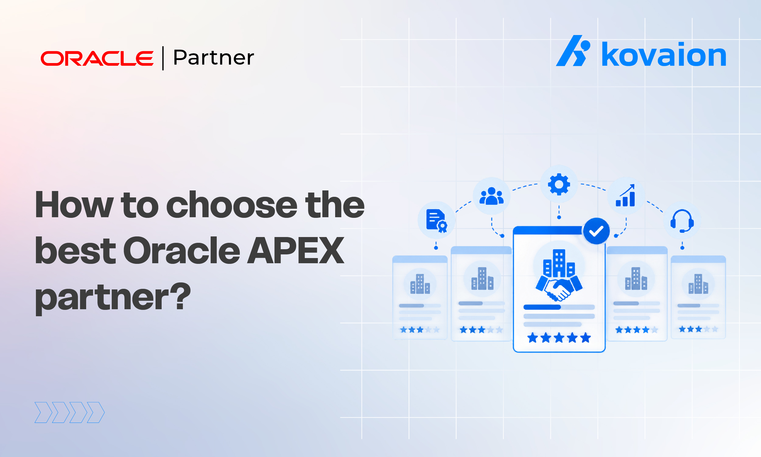 How to choose the best Oracle APEX partner
