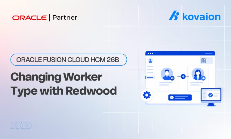 New Redwood Process to Change Worker Type-Oracle Fusion Cloud Human Resources 26B What's New