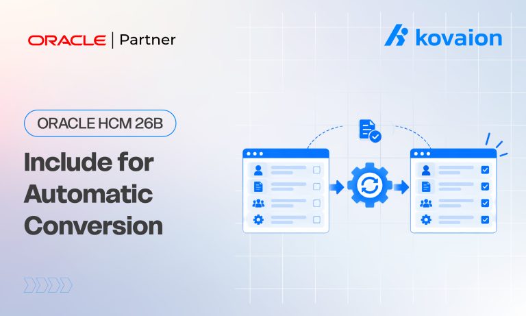 Oracle Fusion HCM 26B - Viewing the Include for Automatic Conversion Field on Redwood Employment Pages