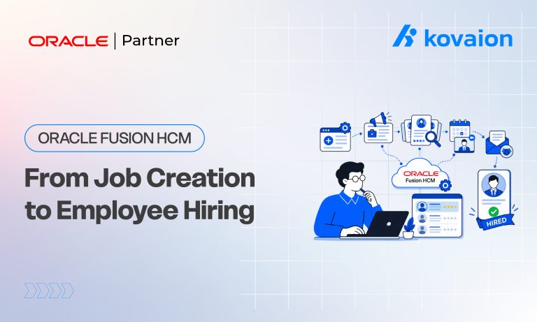Oracle Fusion HCM Job Creation to Hiring