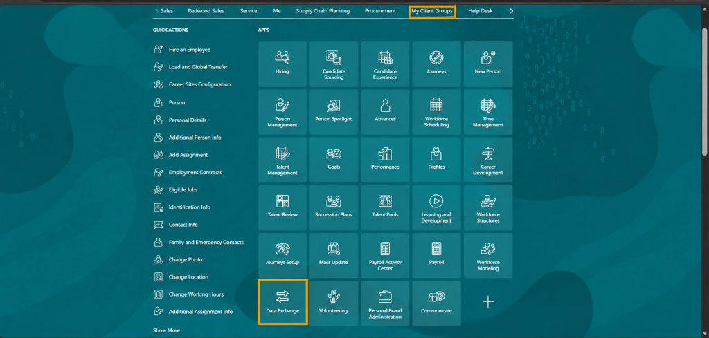 Oracle Fusion HCM Loading Location - 1