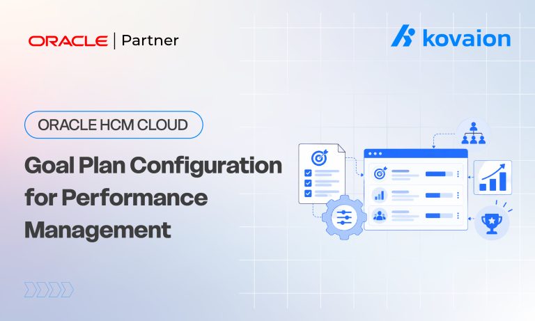 Oracle HCM Cloud - Performance and Goal Application Flow
