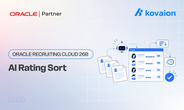 Oracle Recruiting Cloud 26B - AI Rating Sort for Job Applications