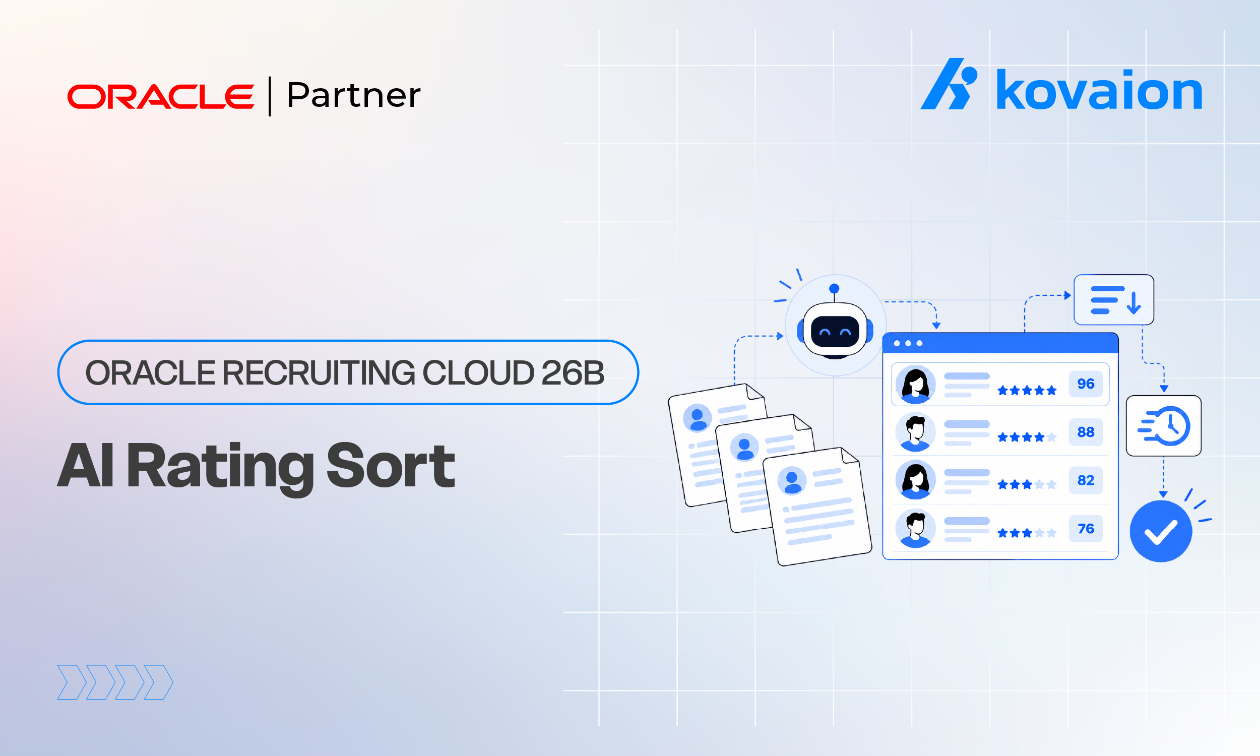 Oracle Recruiting Cloud 26B - AI Rating Sort for Job Applications