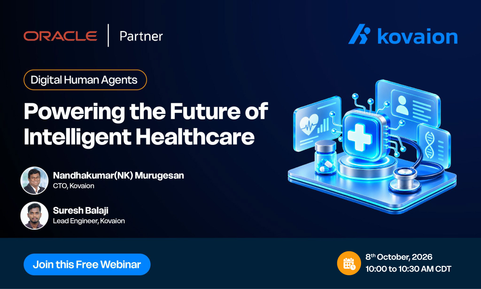 Webinar on Digital Human Agents - Powering the Future of Intelligent Healthcare  (4)