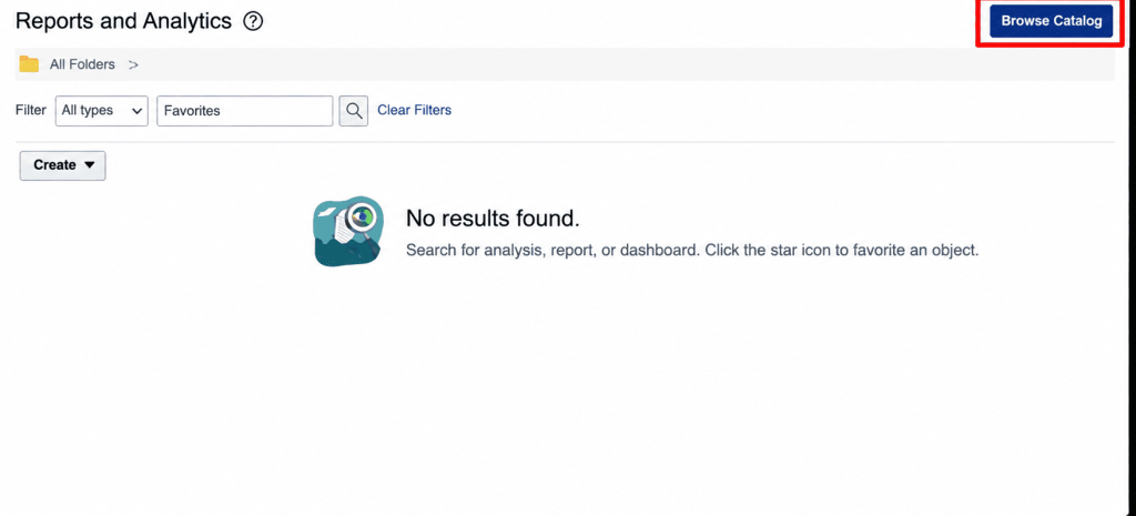 Creating a BI Publisher Report Layout for Job Reports in Oracle Fusion HCM - Fig 2 Reports and Analytics Panel