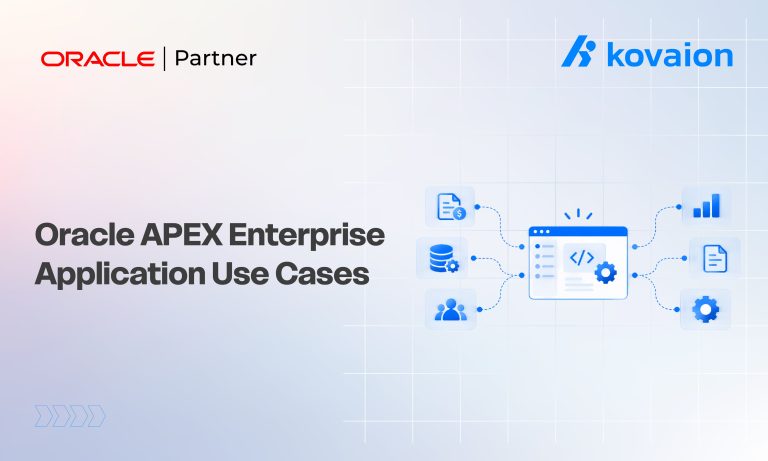Oracle APEX Enterprise Application Examples Use Cases Across Business Functions