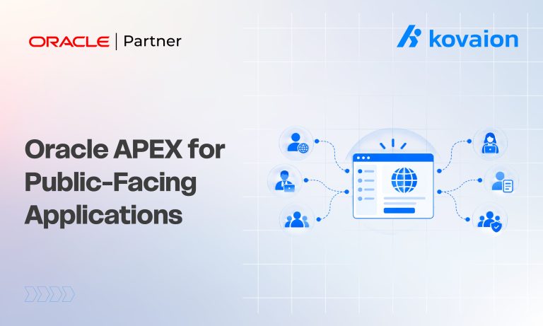 Oracle APEX for Public-Facing Applications