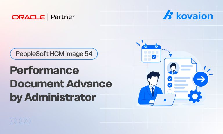 PeopleSoft HCM Image 54 Performance Document Advance