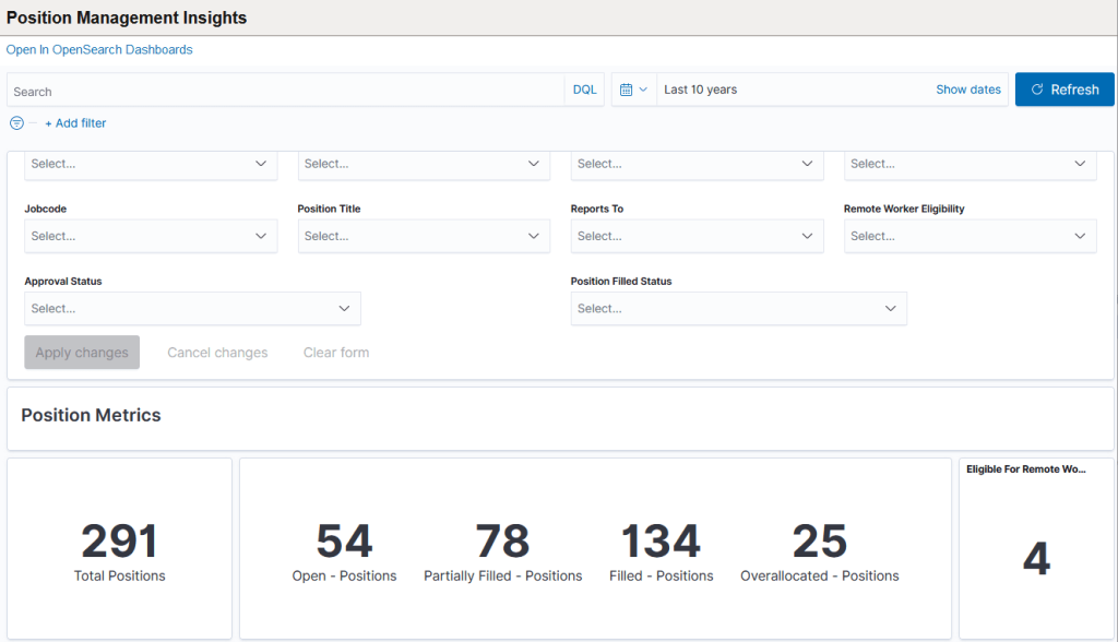 PeopleSoft HCM PUM 55 Simplifying Position Administration with Position Management Insights