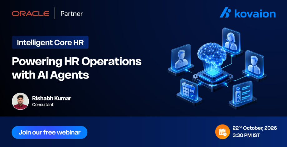 Webinar on Intelligent Core HR Powering HR Operations with AI Agents