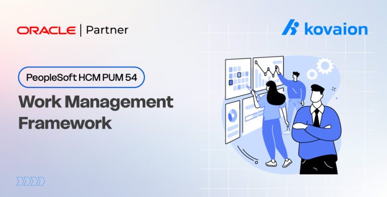 Work Management Framework in HCM PUM 54