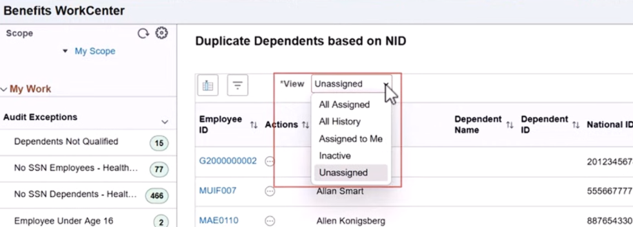 Work Management Framework in PeopleSoft HCM PUM 54