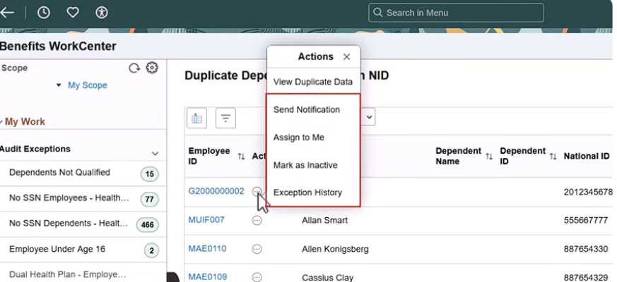 Work Management Framework in PeopleSoft HCM PUM 54