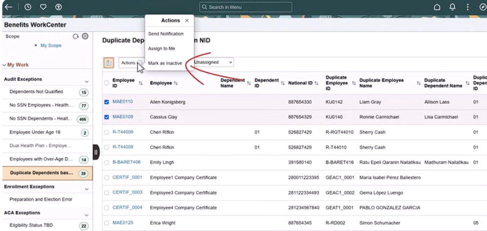 Work Management Framework in PeopleSoft HCM PUM 54